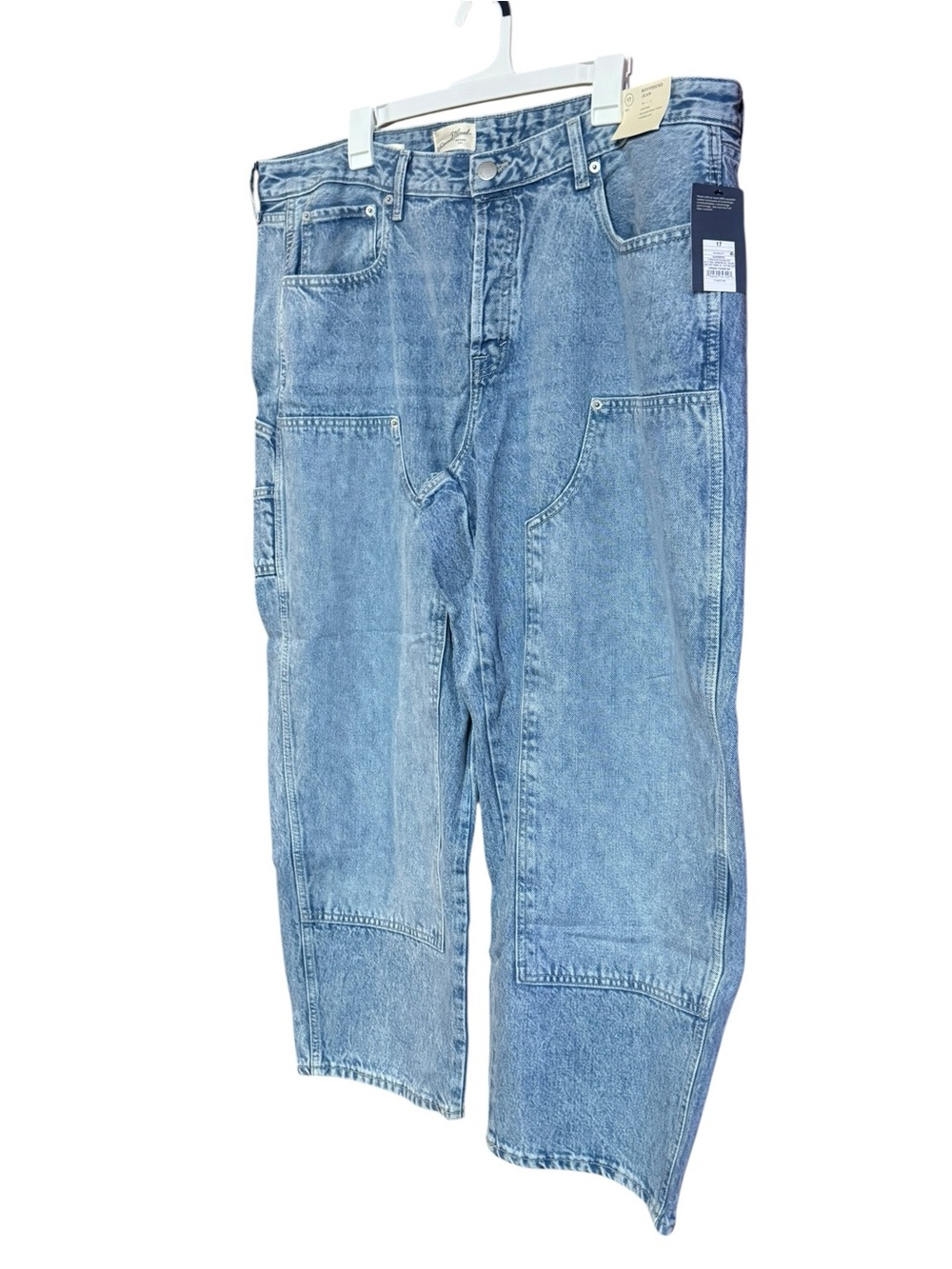 Universal Thread Mid-Rise Painter Boyfriend Jeans Sz 17 NWT - Picture 6 of 15